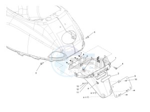 S 150 4T 2V E3 Taiwan drawing Rear cover - Splash guard