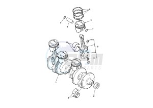 XJR 1300 drawing CRANKSHAFT PISTON