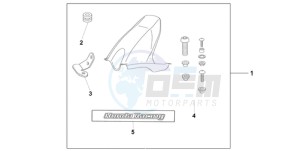 CBR1000RRA UK - (E / HRC MKH) drawing PP HUGGER*NHA30M*