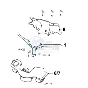 TKR 2 E drawing HANDLEBAR