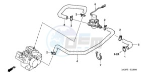 VFR8009 U / MME TWO drawing AIR INJECTION VALVE