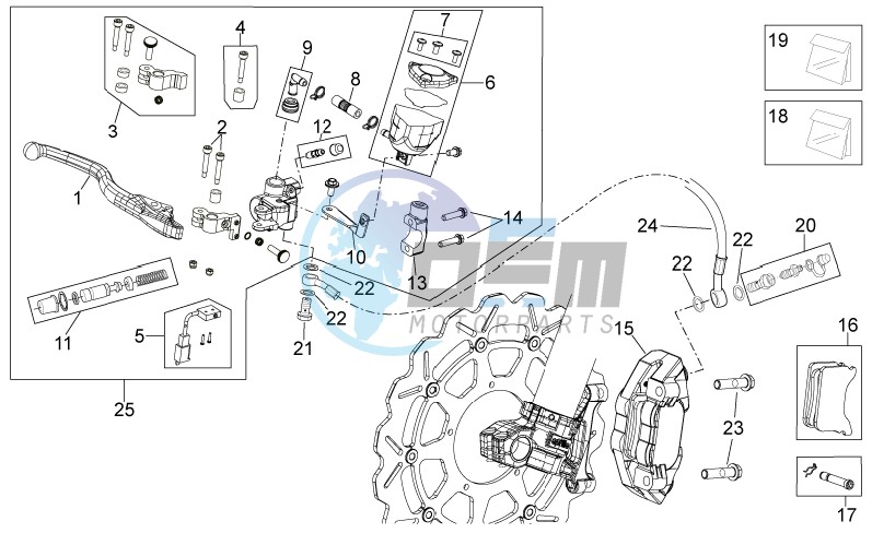 Front brake system I