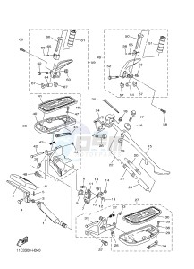 XVS1300A MIDNIGHT STAR (1CS5) drawing STAND & FOOTREST