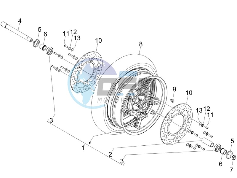 Front wheel