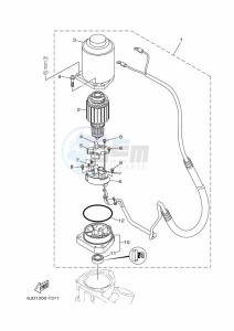 F225CA drawing TILT-SYSTEM-2