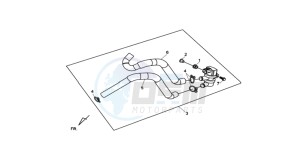 MAXSYM 400 EFI drawing AIRFILTER UNIT