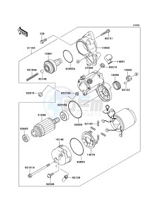 MULE 3000 KAF620G6F EU drawing Starter Motor