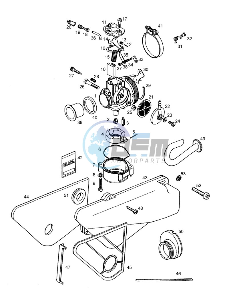 Carburator-air filter