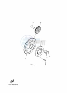 YZF250-A (B1X1) drawing STARTER CLUTCH