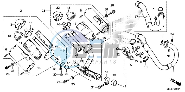 EXHAUST MUFFLER