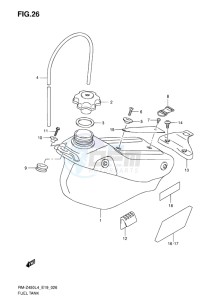 RM-Z450 EU drawing FUEL TANK