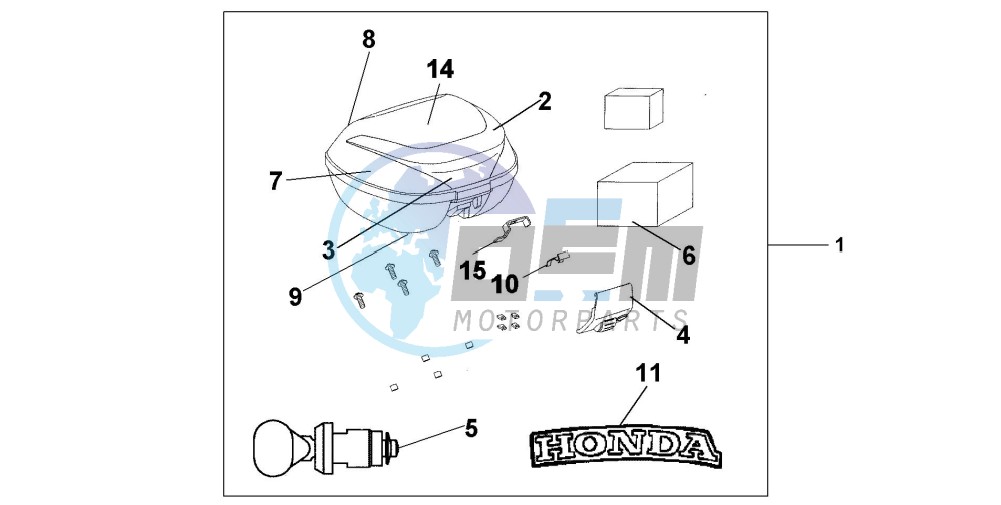 35L TOPBOX BLACK (SPORT)