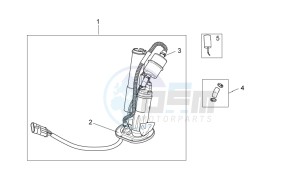 Griso V IE 1100 drawing Internal fuel pump