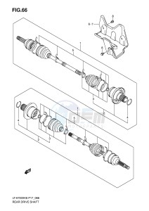 LT-A700X (P17) drawing REAR DRIVE SHAFT