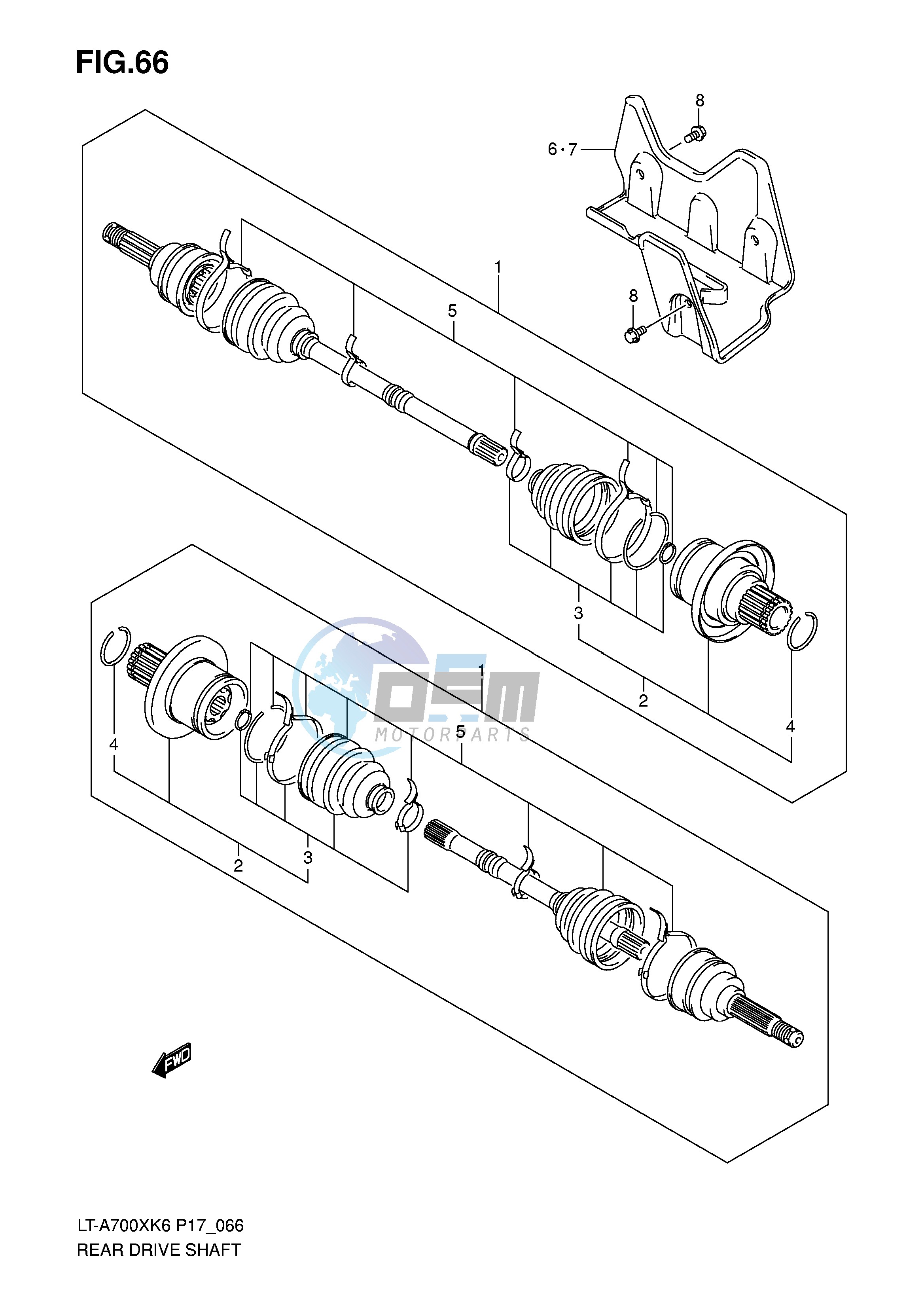 REAR DRIVE SHAFT