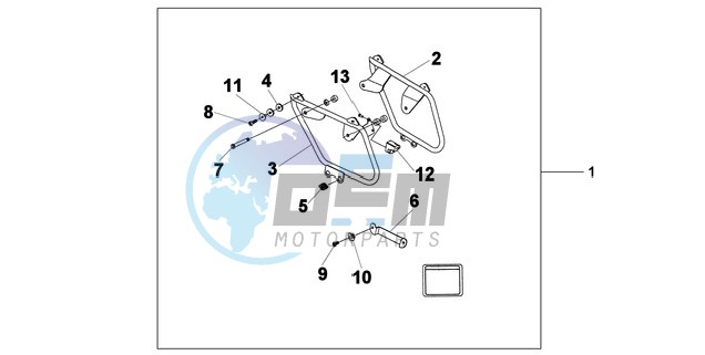 SADDLEBAG MOUNT B