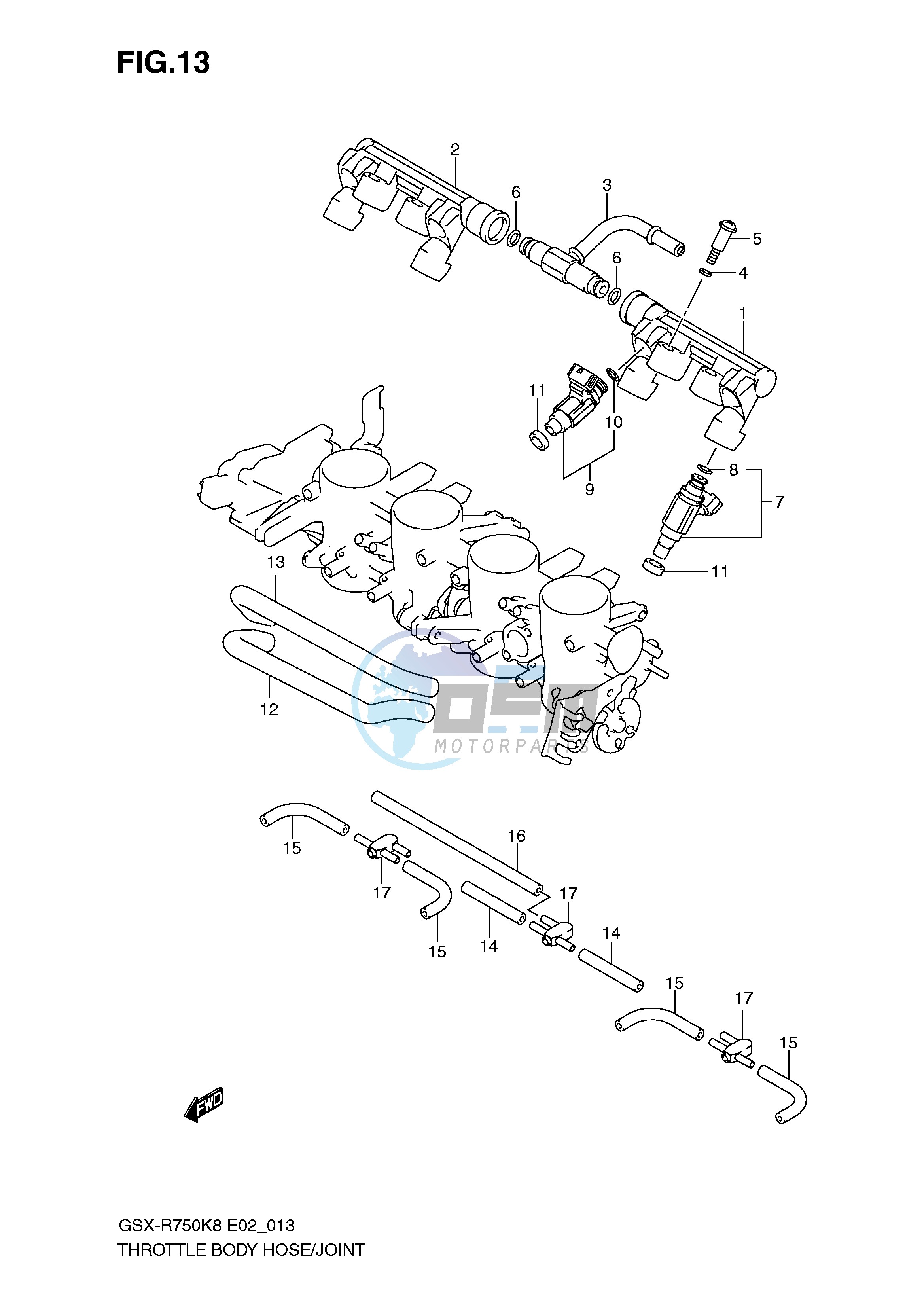 THROTTLE BODY HOSE JOINT