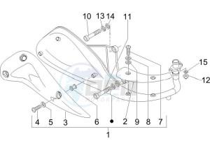 Liberty 125 4t e3 (UK) UK drawing Silencer