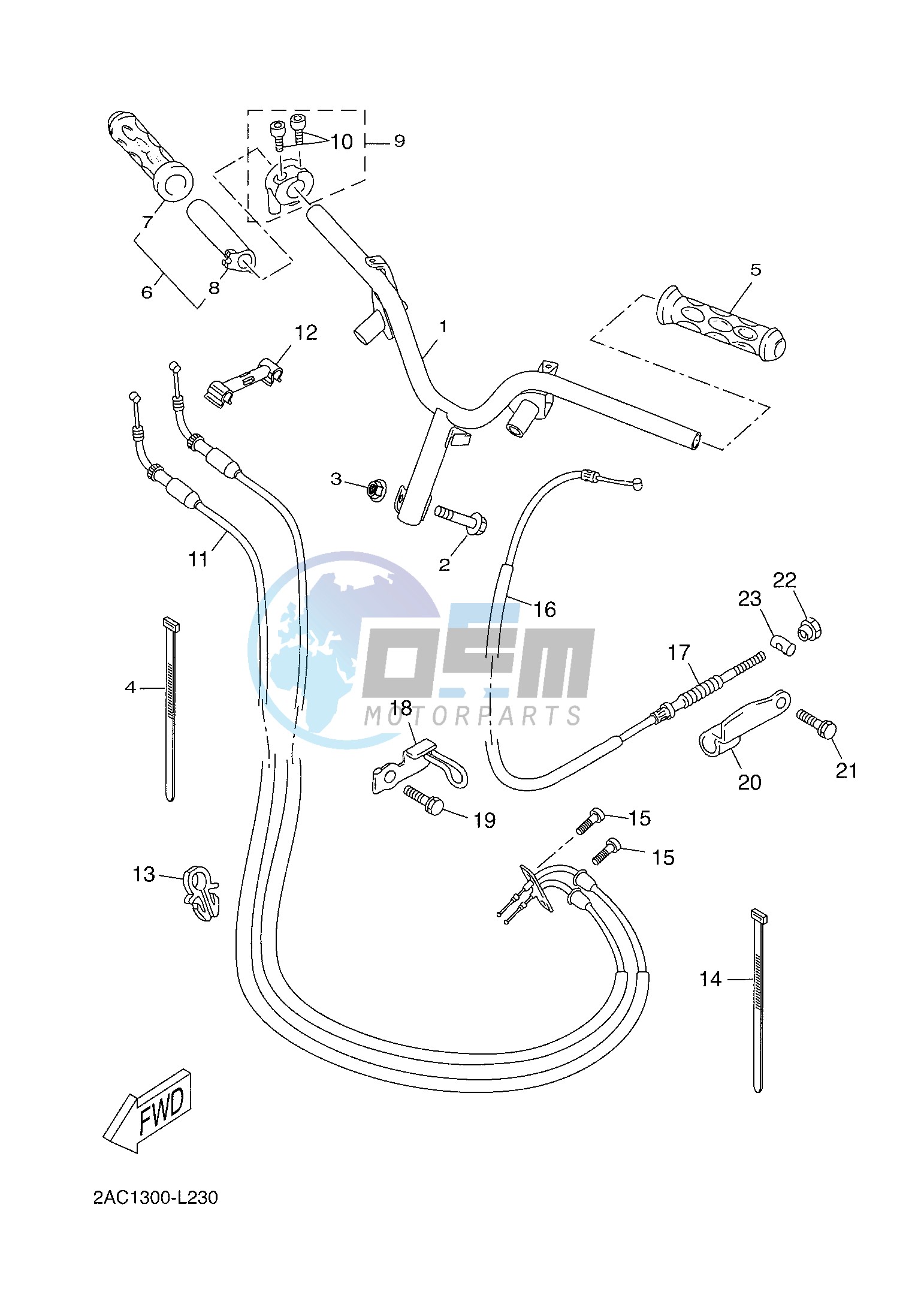 STEERING HANDLE & CABLE