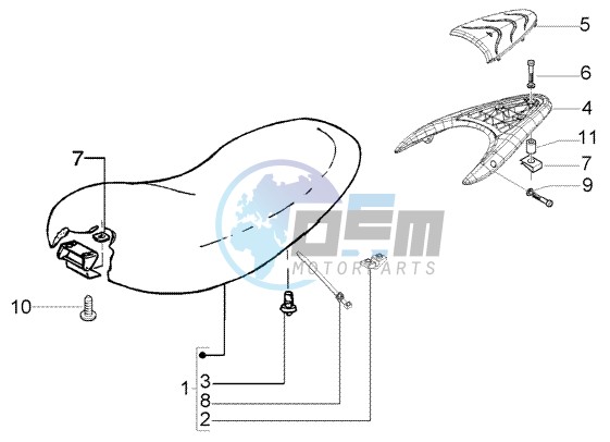 Saddle - Luggage carrier