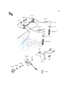 KZ 1000 P [POLICE 1000] (P15-P19) [POLICE 1000] drawing IGNITION SYSTEM