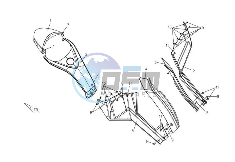 COWLING L / R