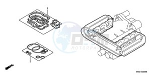 GL1800A SI - (SI) drawing GASKET KIT A