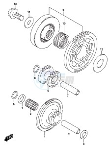 GSX-S1000 A drawing STARTER CLUTCH