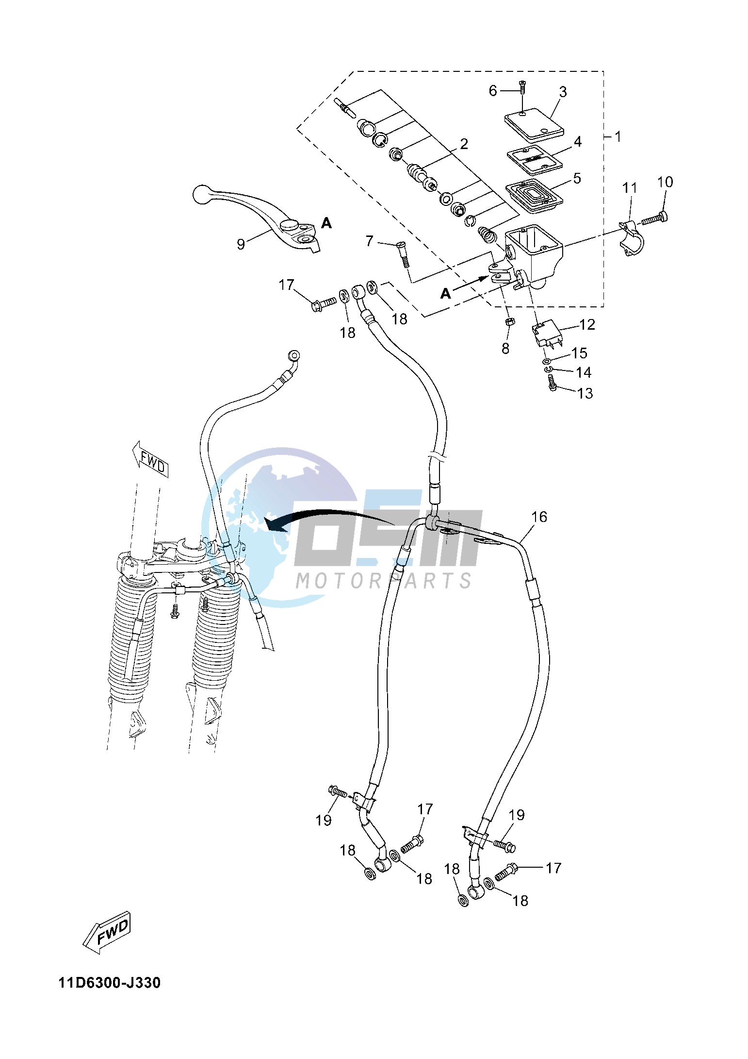 FRONT MASTER CYLINDER