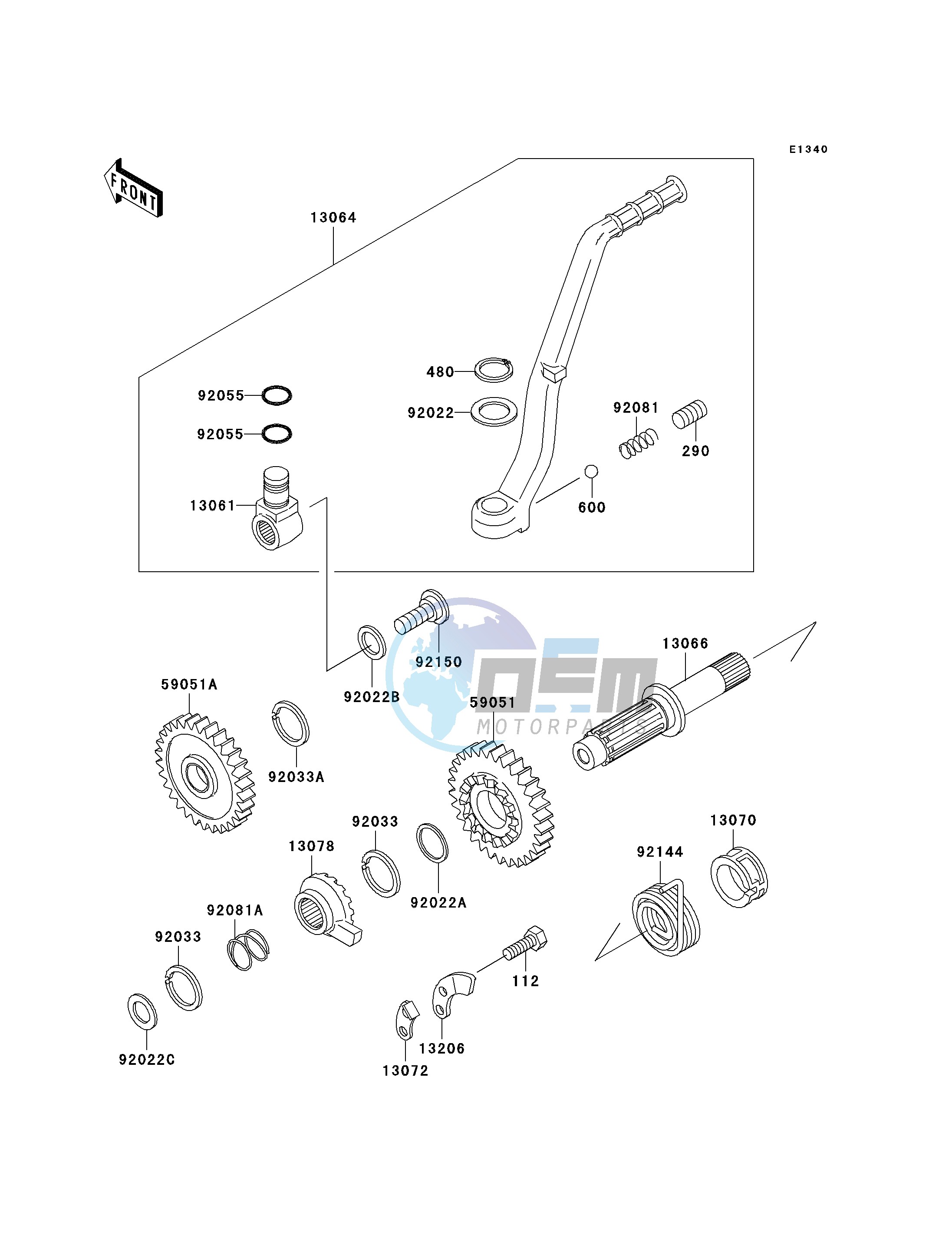 KICKSTARTER MECHANISM