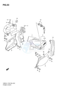 VZ800 (E3-E28) MARAUDER drawing FRAME COVER (VZ800L1 E28)