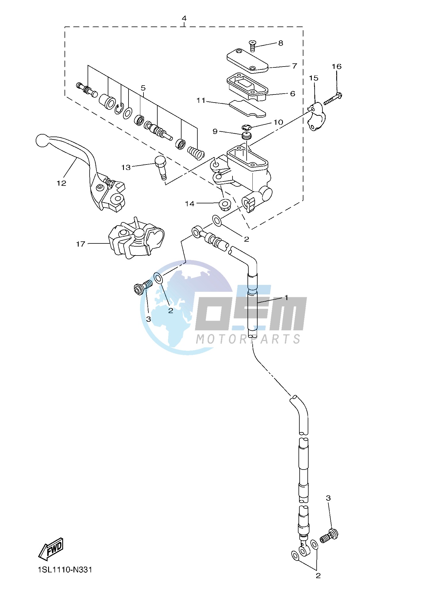 FRONT MASTER CYLINDER