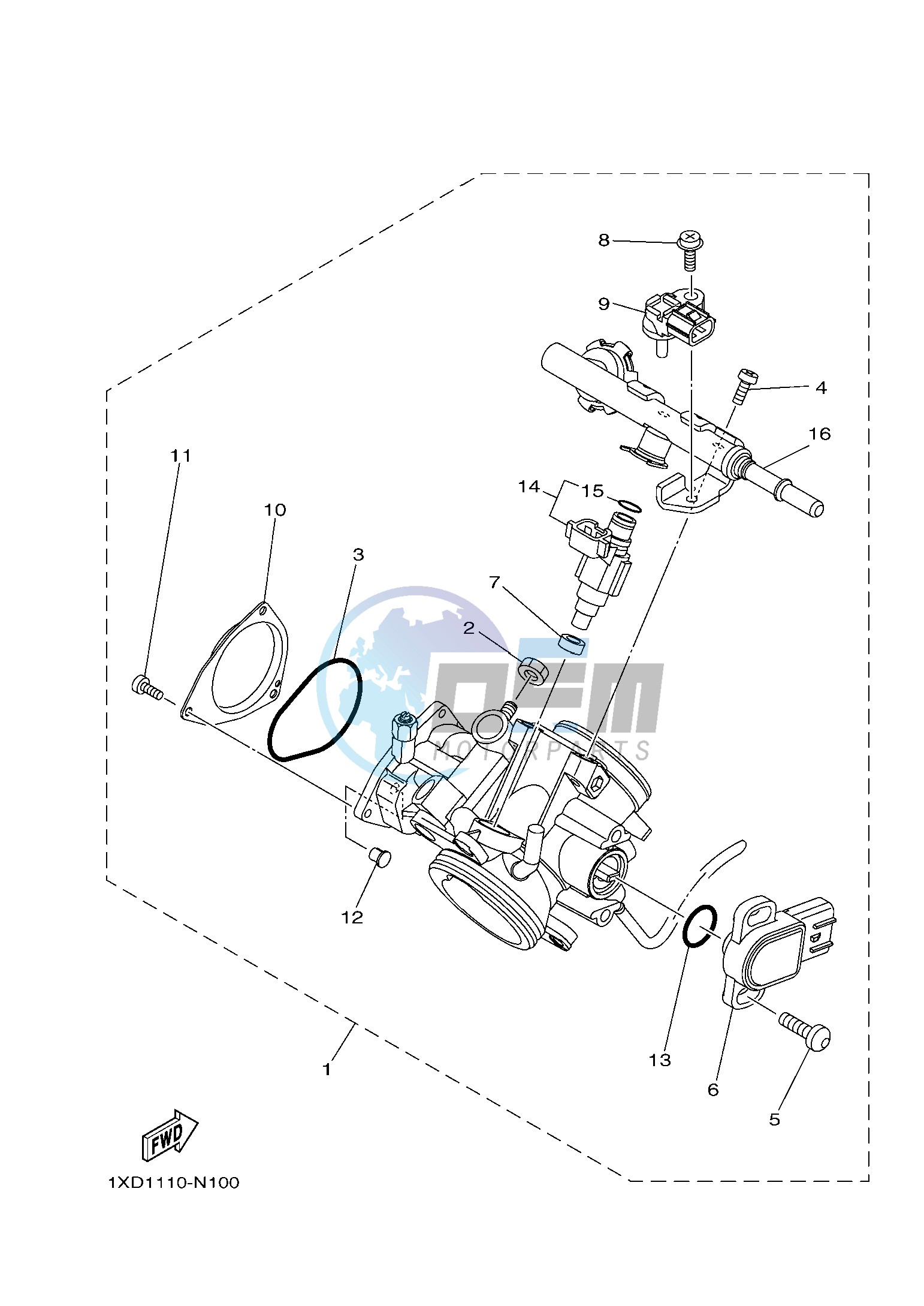 THROTTLE BODY ASSY 1