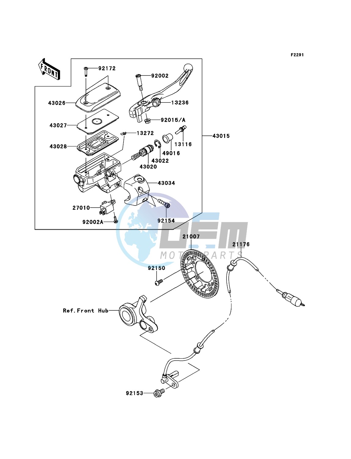 Front Master Cylinder