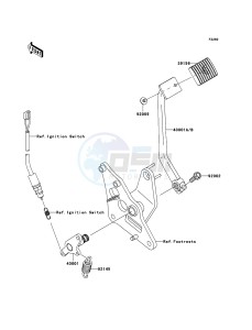 VN900_CUSTOM VN900CBF GB XX (EU ME A(FRICA) drawing Brake Pedal