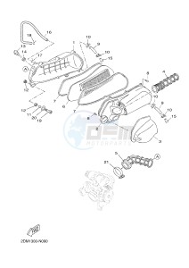 YP125R X-MAX125 X-MAX (2DM5 2DM5) drawing INTAKE 2