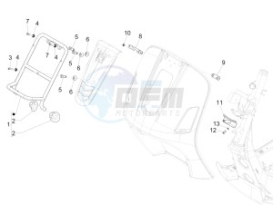 GTV 300 4T 4V ie Touring (USA) USA drawing Front luggage rack