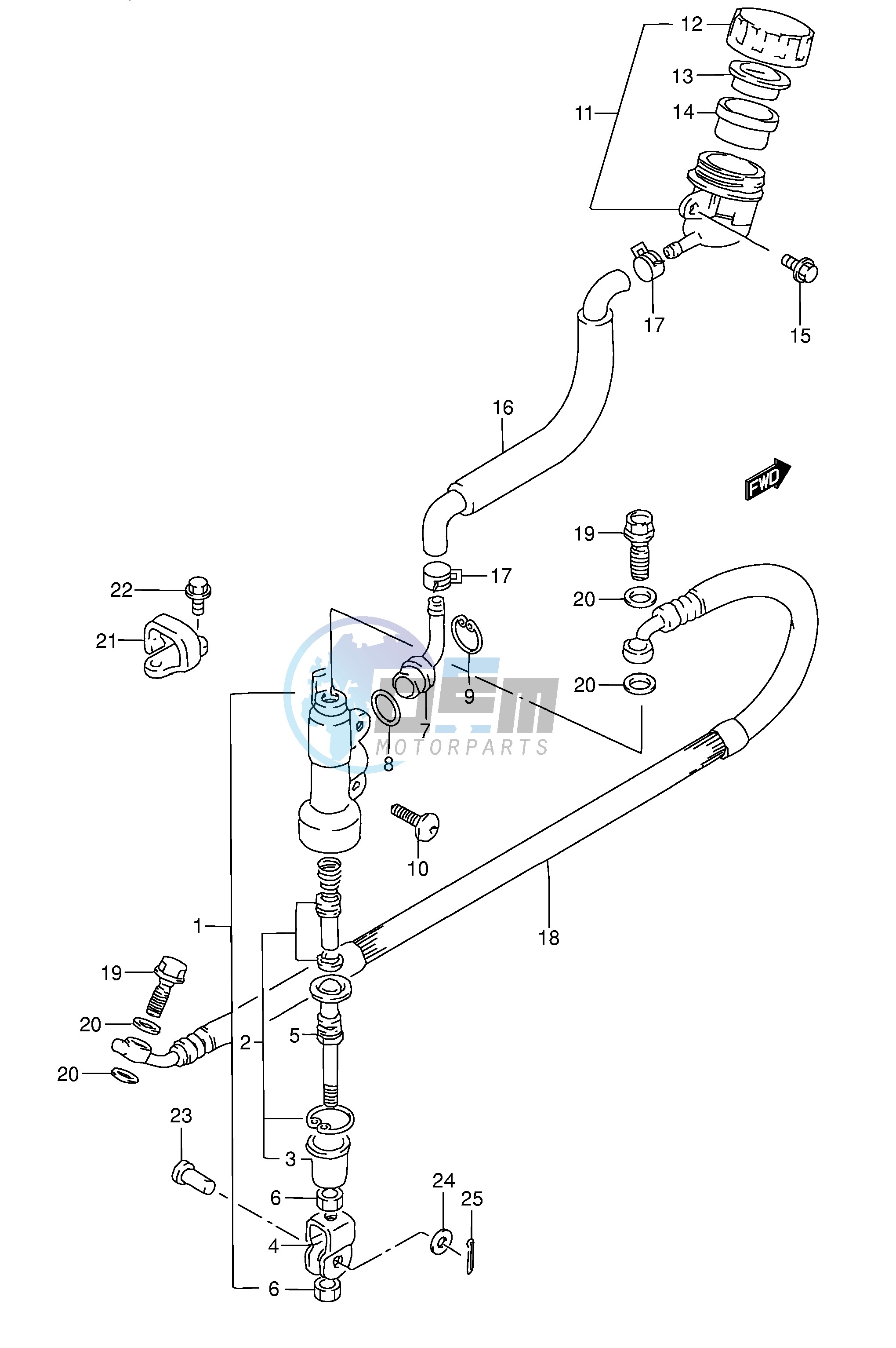 REAR MASTER CYLINDER