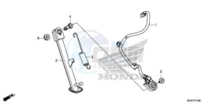 CB500F Europe Direct - (ED) drawing SIDE STAND