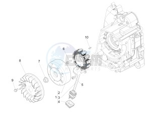 Liberty 50 4t Delivery Single disc drawing Flywheel magneto