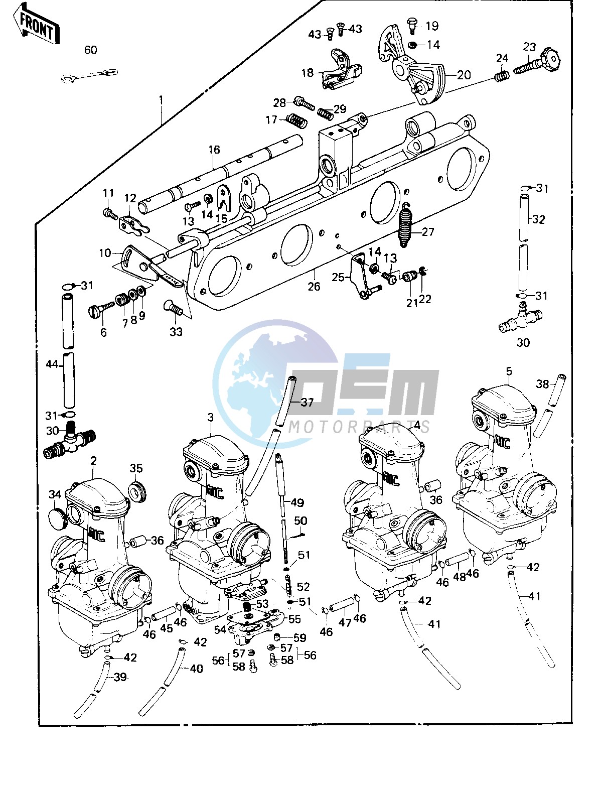 CARBURETOR ASSY -- KZ1000-B4- -