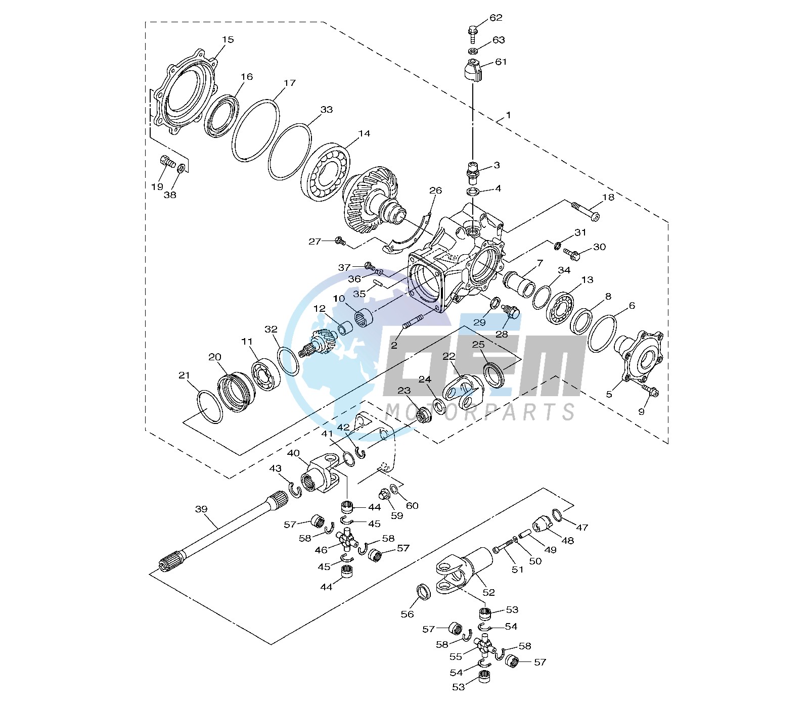 DRIVE SHAFT AND FINAL GEAR