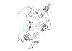 YP MAJESTY 150 drawing FUEL TANK