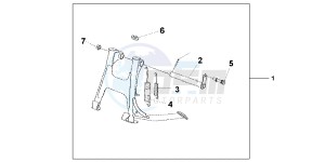 VFR1200FB drawing MAIN STAND