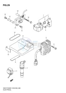 GSX-R1000 (E3-E28) drawing ELECTRICAL