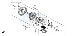 CMX250C REBEL drawing OIL PUMP