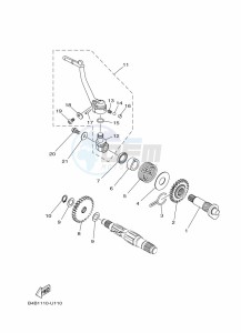 YZ85LW YZ85 (B0GG) drawing STARTER