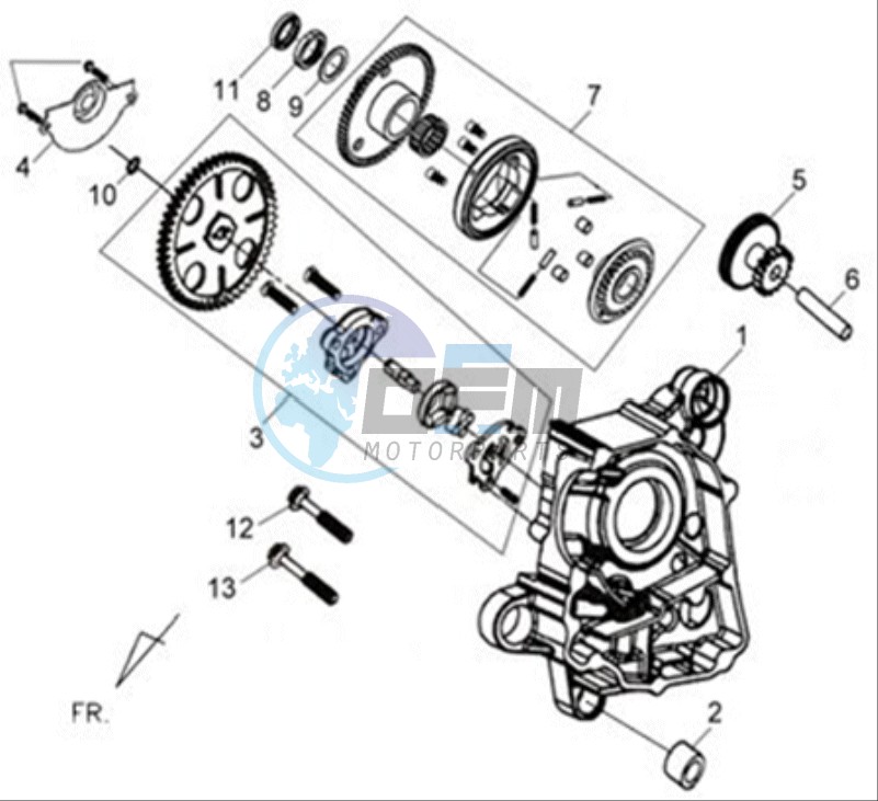 CRANKCASE RIGHT