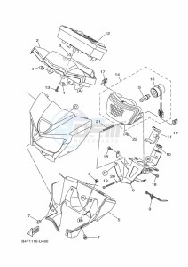 YFM700FWBD KODIAK 700 EPS (B5KN) drawing HEADLIGHT 2