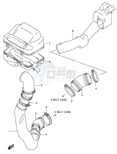 LT-A500F (E3-E28) drawing BELT COOLING DUCT